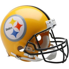 Caseys izplata 9585559047 Pittsburgh Steelers 75. gadadiena Throwback Replica Mini ķivere ar Z2B sejas masku