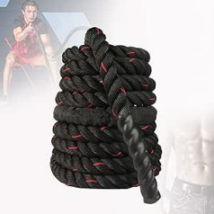 ADanti High Quality Battle Rope, Training Rope Swing Rope 100% Poly Dacron 9 Metres, Diameter 38 for Fitness Strength Training