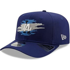 Jauns laikmets — MLB Los Angeles Dodgers Tear logotips 9 Fifty Stretch Snapback vāciņš — zila krāsa zila