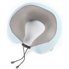 Reisekissen Reflektierende Streifen U-förmige Kissen Reisenkissen Cervical Pillow Flugzeug Reise Nackenkissen Geeignet for Kinder Erwachsene (Farbe: grau) (Farbe : Gray)