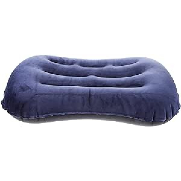 Veemoon Inflatable Pillow Car Headrest Bed Pillow Inflatable Camping Cushion Back Cushion Camping Cushion for Sleeping Outdoor Camp Cushion Travel Amplifier Crystal Velvet Fabric Trolley