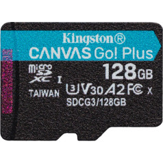 Kingston Canvas Go Plus MicroSDXC Memory Card 128GB