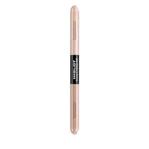 Inglot Duo Cover & Highlighter, noslēpj plankumus, padara ādu spīdīgu un izlīdzina ādas toni, precīzs, viegli lietojams, 6,6 ml: 103