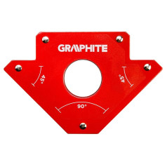 Graphite Сварочный магнитный квадрат 122 х 190 х 25 мм, грузоподъемность 34,0 кг.