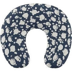 Shibori Print Pattern Travel Pillow Pārnēsājams kakla spilvens U formas spilvena automašīnas galvas balsts sievietēm vīriešiem