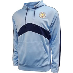 Icon Sports Men's Manchester City F.C. Adult Pullover Hoodie Manchester City F.C. Hoodie for Adults (Pack of 1)