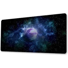 Morain Games Mouse Pad Gaming Large Mousepad Desk Mat Outer Space Big Keyboard Pads Table Accessories for Gaming and Office PC Laptop Computer 300 x 600 x 3 mm