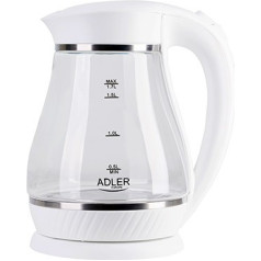 Adler AD 1274 electric kettle (2200w 1.7l; white)