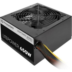 Litepower ii black 650w (aktīvais pfc, 2xpeg, 120mm, viena sliede)