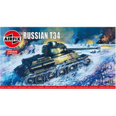 Пластиковая модель танка t34/85