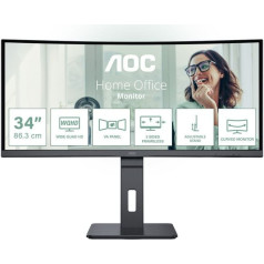 Monitors cu34p3cv 34 collu 100hz izliekts va hdmi dp usb-c