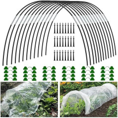 108PCS Pflanztunnel Bögen,Tunnelbogen Für Hochbeet,Gewächshaus Tunnel Bögen,Gewächshausreifen,Gartentunnel Reifen,Gewächshaus Reifen Für Pflanzenabdeckung,Folientunnel Für Hochbeet,Gartenreifen