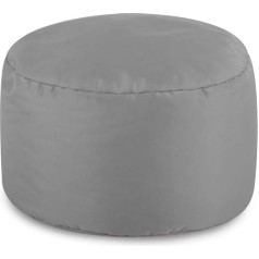 Bean Bag Bazaar Sitzpuff, Wasserabweisend, Fußhocker XL Sitzpouf Outdoor, Puff Hocker Groß, Sitzsack Hocker, Sitzkissen