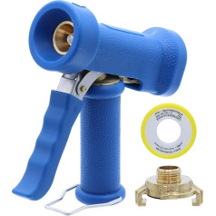 Agrarflora Professional Cleaning Gun 1/2 Inch – Economy Set with Brass Connection and Sealing Tape – Cleaning Spray for Drinking Water – Washing Gun, Washing Shower, Garden Shower – for Industry and