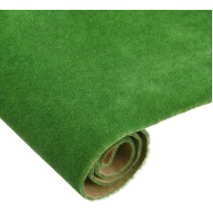 sourcing map Dirbtinis modelis žolės kilimėlis, 3 dalys, 50 x 50 cm, žalias, tikroviška dirbtinė žolė sodui, vejai, dekoravimui, modelis