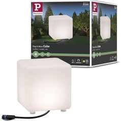 Paulmann 941.76 Āra Plug & Shine Light Objekta akmens IP67 3000K 235lm 24V āra lodveida gaisma Dārza terases apgaismojums 94176