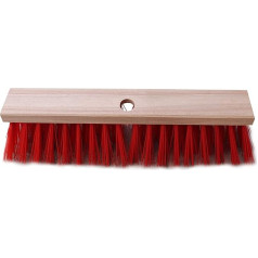 Elaston Street Broom with Handle Hole Red (Pack of 10, 40 cm)