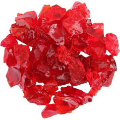 Hiland RGLASS-RED Pit Fire Glass I n, Extreme Temperaturbewertung, gut für Propan oder Erdgas, 4,5 kg, 4,5 kg, 4,5 kg