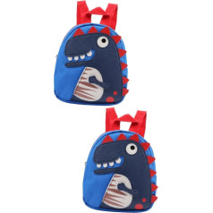 Holibanna 2 Stk Rucksack Schultasche Für Kinder Cartoon-rucksäcke Kinderrucksäcke Büchertaschen Für Kinder Büchertasche Für Kinder Karikatur Aufbewahrungstasche Männer Und Frauen Nylon