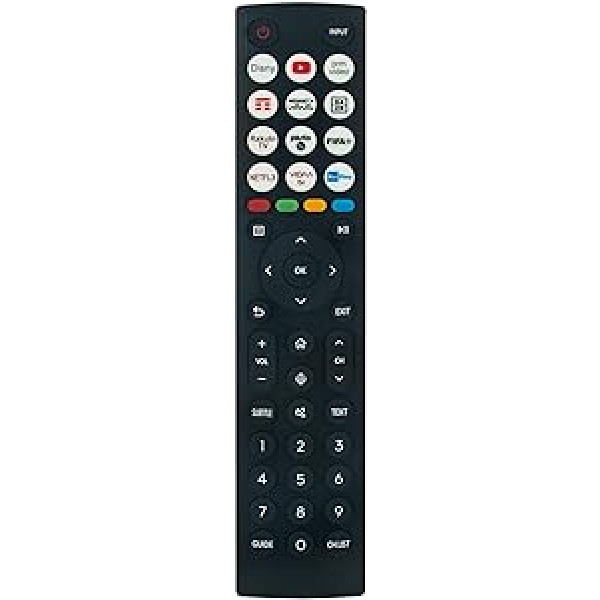 VINABTY ERF2M36H ERF2N36 Replacement Voice Remote Control Compatible with Hisense TV 55A63H 65A63H 75A63H 55A6BG 55A6CG 55A6DG 55A6DGCH 55A6EG 55A6FG 55A6GG 55A6HG 55A 6EGCH 55 A6BGTUK 55A6CGTUK