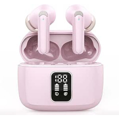 lukg Bluetooth Austiņas 48H In-Ear Headphones Wireless Bluetooth 5.3 Pink