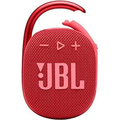 JBL Clip 4 ievietojamas austiņas — pārnēsājams mini Bluetooth skaļrunis, liela skaņa un jaudīgs bass, iebūvēts