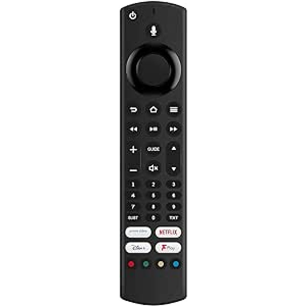 VINABTY Voice Remote Control Replaces Ferguson Smart Fire TV with Prime Video Netflix Disney+ FREEVIEW Play Buttons F4320AFR F3220FR F3220AFR F4020AFR