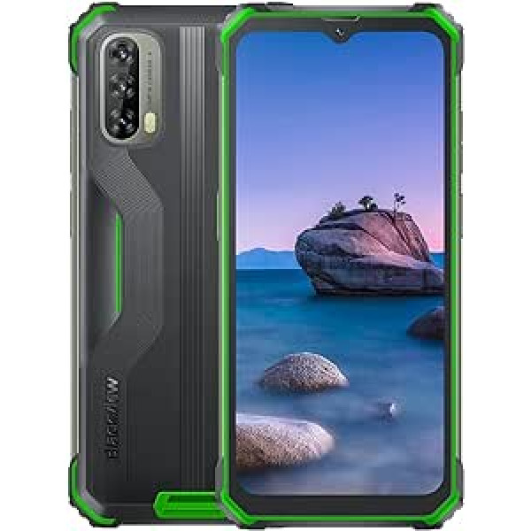 Blackview BV7100 āra viedtālrunis bez līguma, 13 000 mAh akumulators, 33 W ātra uzlāde, IP68/IP69K izturīgs mobilais tālrunis, Android 12 Helio G85 6 GB + 128 GB, 6,58 collu FHD+ displejs, 12 MP trīskāršs