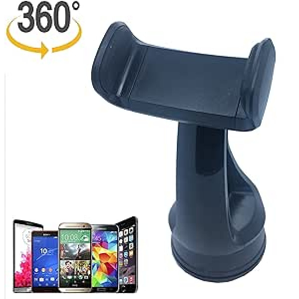 Realmax® Universāls auto vējstikls/instrumentu paneļa stiprinājuma turētājs Statīvs Cradle Grip Retractable Arm | GPS PDA MP3 MP4 atskaņotājam iPhone x 8LUS 8/7/6/6Plus/5/5S/C Samsung Galaxy S8/S7/S6EDGE Note 8 5 4 Sony Nokia LG HTC un visiem ci