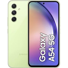 Samsung Galaxy A54 5G, Android viedtālrunis, 6,4 collu dinamisks AMOLED displejs, 5000 mAh akumulators, 256 GB/8 GB RAM mobilais tālrunis satriecošā krāsā —