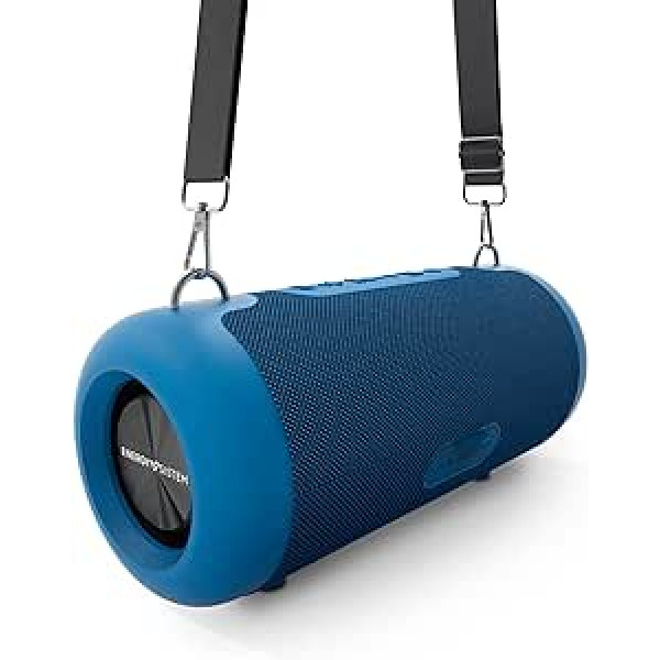 Energy Sistem Urban Box 6 Navy pārnēsājamais skaļrunis ar Bluetooth® 5.0 True Wireless Stereo 40 W (Jet Water Resistant (IPX6) Power Bank, šļakatu izturīgs, audio ieeja) — zils