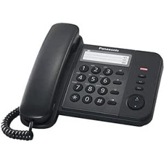 Panasonic KX-TS520GB Corded Telephone, Single, Black