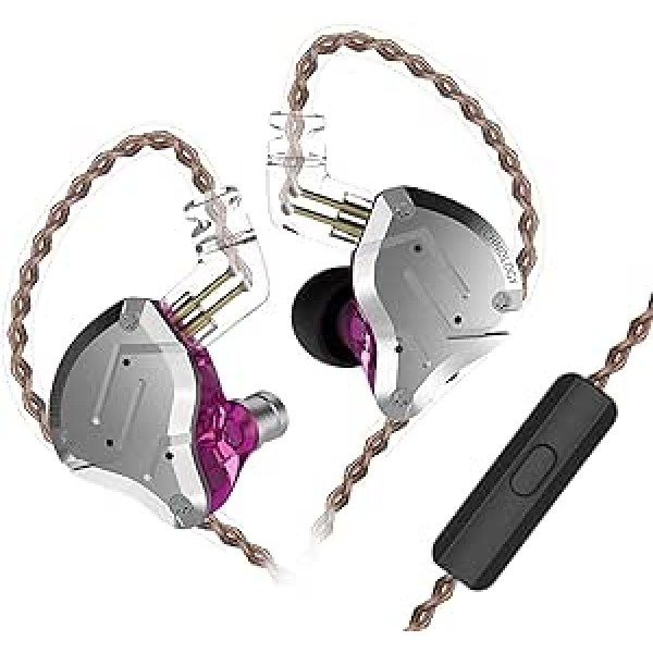 KZ ZS10 Pro 4BA + 1DD In-Ear Austiņas HiFi Clear Bass Musician Austiņas Trokšņu slāpēšanas Monitora Austiņas Ar Noņemamu Kabeli