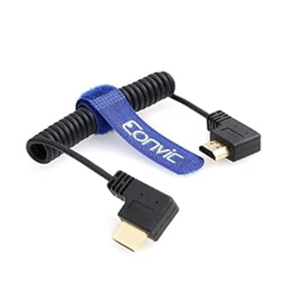 Eonvic HDMI uz HDMI kabelis 8K 3D 1080P HD HDMI 2.1 kabelis ar Ethernet ātrgaitas HDMI vīrieša-vīrieša kabeli Sony a7siii, Atomos Ninja, Shinobi monitoram, BMPCC4k