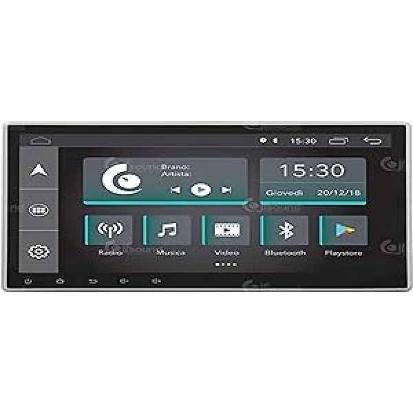 Universāls auto radio 1DIN Android GPS Bluetooth WiFi Dab USB Full HD skārienekrāna displejs 10,1 collas Easyconnect