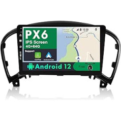 JOYX Android 10 automašīnas radio, kas piemērots Nissan Juke J15 (2012-2019) - atpakaļskata kamera bez maksas - [4G + 64G] - GPS 2 DIN - 8 collas - atbalsta DAB stūres vadību 4G WiFi Bluetooth 5.0 Mirrorlink Carplay