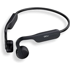 DCU TECNOLOGIC Bluetooth austiņas, kaula vadītspējas austiņas, bezvadu sporta ķiveres, 8h lietošana, IPX5, atvērta auss, melna, 34153500