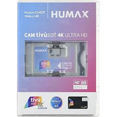 HUMAX – CAM Tivùsat 4K Ultra HD su CI+ECP sąsaja, įsk. Kortelė, atgal suderinama su CI įrenginiais