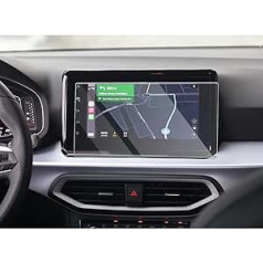 CDEFG Seat Ibiza Arona 2022 2023 Navigācijas ekrāna aizsargs, rūdīts stikls 9H, pret skrāpējumiem izturīgs GPS caurspīdīgs ekrāna aizsargs, automašīnas navigācijas plēves piederumi (9,2 collas)