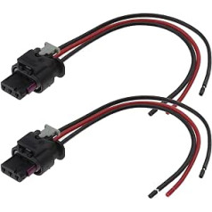 2 x 3 kontaktu parkošanās sensora rezerves kontaktdakšas vadu adapteris 4F0973703 4H0973703 Savietojams ar A3 A4 A6 Škoda sēdekli 13,5 cm