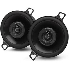 JBL Club 34F Gen 3-87 mm Car Speaker Set by Harman Kardon for a Superior 9 cm Box Upgrade - 25 W RMS 75 W Max, High Sensitivity, Intense Bass and Impressive High Frequency Response