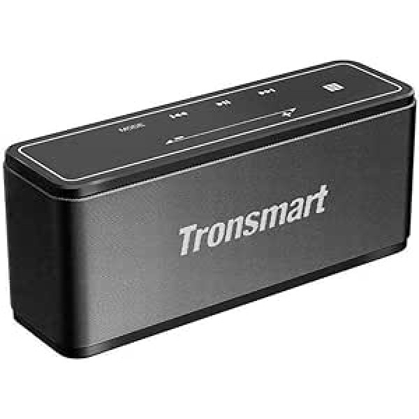 Tronsmart Mega Bluetooth stereo skaļrunis bezvadu portatīvais Bluetooth 4.2 40 vatu koaksiālais skaļrunis, Lesung, Slw, dziļa basa skārienjutīgs displejs, 15 stundu atskaņošanas laiks, NFC, dziļa pamata fona apgaismojums