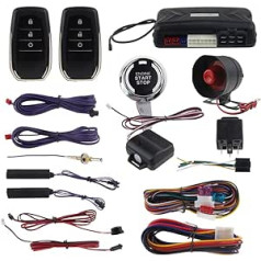 Easyguard PKE Auto-Alarmanlage su Näherungssperre Entriegelung Fernbedienung Starter Druckknopf Start Vibration Alarm Schlüsselloser Start Universal EC009-T2