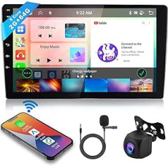 Hodozzy Android 13 Car Radio 2 DIN ar 2G + 64G 8 Core 9 collu IPS skārienekrāna automašīnas radio Carplay Android automašīnas spoguļa saite DSP GPS navigācija WiFi Bluetooth FM RDS radio dubultā DIN ekrāns, vairākas lietotāja saskarnes