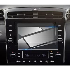 Coleya Navigācijas ekrāna aizsargs, kas saderīgs ar Hyundai Tucson NX4 2021 2022 2023 2024, Tucson NX4 rūdīta stikla ekrāna aizsargs, 9H pretskrāpējumiem GPS ekrāna aizsargs (8 collas)