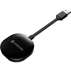 Motorola MA1 Wireless Android Car Adapter - Instant Connection from Smartphone to Screen with Easy Setup - Direct Plug-in USB Adapter - Secure Gel Pad Included