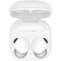 Samsung Galaxy Buds2 Pro Bluetooth austiņas, True Wireless, trokšņu slāpēšana, uzlādes futrālis, kvalitāte, ūdensizturīgs, balts