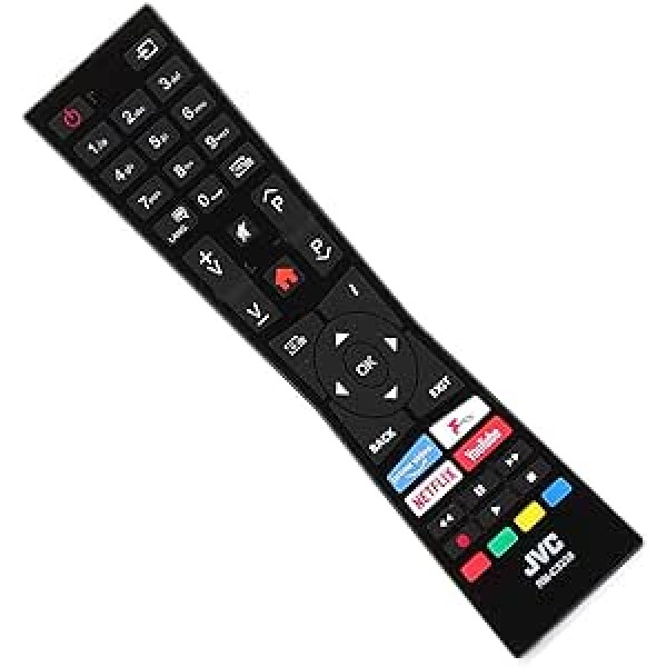 121AV RM-C3338 RMC3338 Ersatz Fernbedienung für JVC Smart 4K UHD LED Fernseher LT55C870 LT-55C870 LT55C898 LT-55C898 LT-65C880 LT-65C898