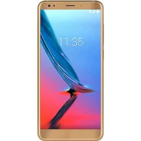 ZTE Blade V9 Smartphone (14,5cm (5,7 Zoll) Display, 32 GB interner Speicher, Android) Gold