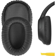 Geekria Earpad priekš Sony WH-CH700N austiņu rezerves ausu spilventiņi/Ausu spilventiņi/Ausu uzgaļi/Ausu vāciņš/Ausu spilventiņu remonta daļas (melnas)